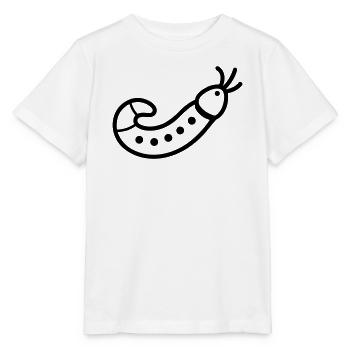 ver de terre - T-shirt bio MINI CREATOR Stanley/Stella Enfant - blanc - Devant - Maike (125cm)