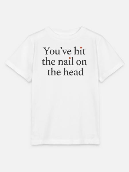 You've hit the nail on the head - Stanley/Stella Kinder T-Shirt MINI CREATOR  - Weiß