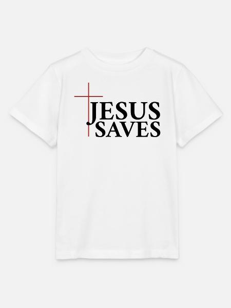 Jesus Rettet - Stanley/Stella Kinder T-Shirt MINI CREATOR - Weiß