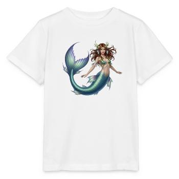 Nymphe de mer à nageoire écailleuse - T-shirt bio MINI CREATOR Stanley/Stella Enfant - blanc - Devant - Maike (125cm)