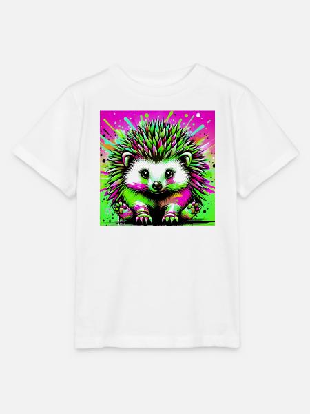 Igel - Stanley/Stella Kinder T-Shirt MINI CREATOR  - Weiß