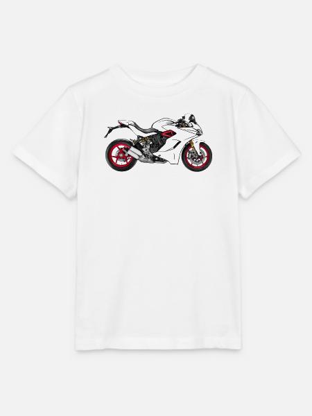 Motorrad - Stanley/Stella Kinder T-Shirt MINI CREATOR - Weiß