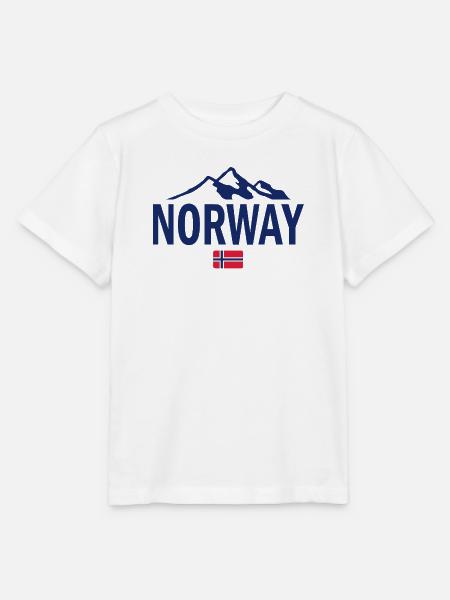 Norway - Norge - Norwegen - Flagge - Skandinavien - Stanley/Stella Kinder T-Shirt MINI CREATOR - Weiß