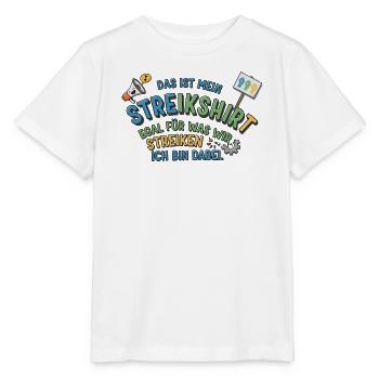 Dedicated strike shirt motif - Stanley/Stella MINI CREATOR Kids’ T-Shirt - white - Front - Maike (125cm)