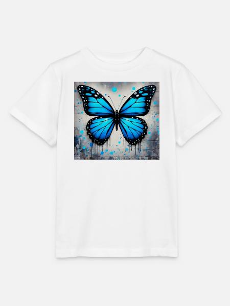 Schmetterling - Stanley/Stella Kinder T-Shirt MINI CREATOR - Weiß