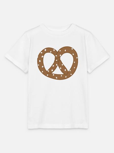 Verspieltes Brezelherz-Design - Stanley/Stella Kinder T-Shirt MINI CREATOR - Weiß