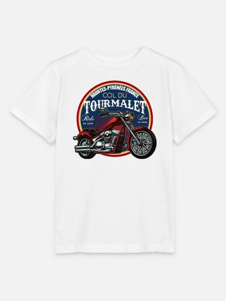 Tourmalet Mountainbike Abzeichen - Stanley/Stella Kinder T-Shirt MINI CREATOR - Weiß