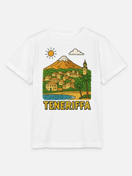 teneriffa - Stanley/Stella Kinder T-Shirt MINI CREATOR - Weiß