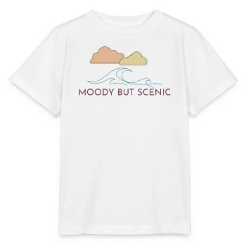 Moody Stormy Waves Nature Design - Stanley/Stella MINI CREATOR Kids’ T-Shirt - white - Front - Maike (125cm)