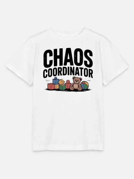 Chaoskoordinator - Stanley/Stella Kinder T-Shirt MINI CREATOR  - Weiß