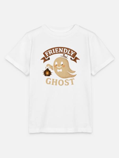 Freundliche Geister Illustration - Stanley/Stella Kinder T-Shirt MINI CREATOR  - Weiß