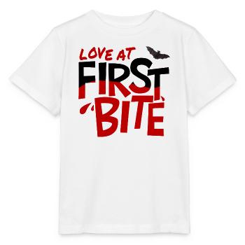 Liebe auf den ersten Biss - Stanley/Stella Kinder T-Shirt MINI CREATOR  - Weiß - Vorne - Maike (125cm)