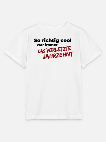 das vorletzte Jahrzehnt - Stanley/Stella Kinder T-Shirt MINI CREATOR  - Weiß