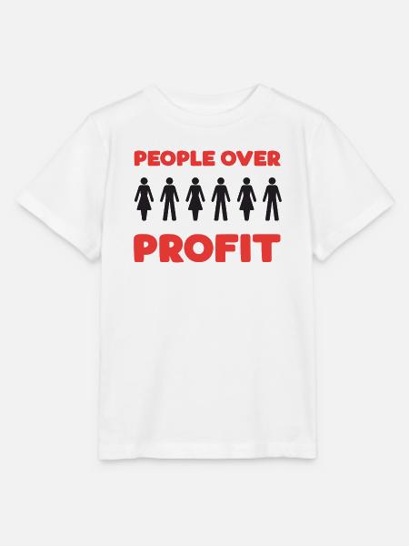 Menschen vor Profit - Stanley/Stella Kinder T-Shirt MINI CREATOR - Weiß