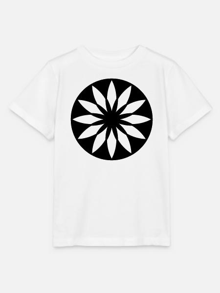 Stellar Bloom – Kornkreis-Mandala - Stanley/Stella Kinder T-Shirt MINI CREATOR - Weiß