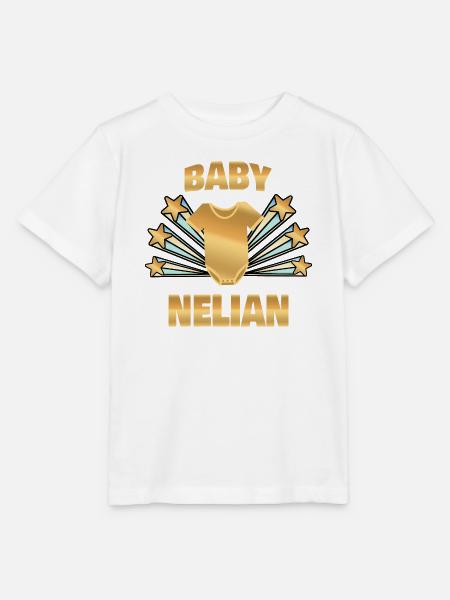 Nelian als Geburt - Stanley/Stella Kinder T-Shirt MINI CREATOR - Weiß