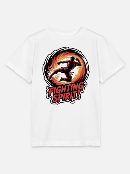 Dynamische Kampfkunst Kampf Illustration - Stanley/Stella Kinder T-Shirt MINI CREATOR  - Weiß