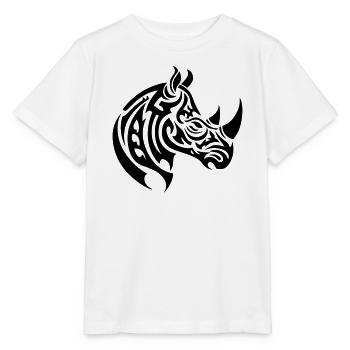 Rhino Tribal - Stanley/Stella MINI CREATOR Kids’ T-Shirt - white - Front - Maike (125cm)