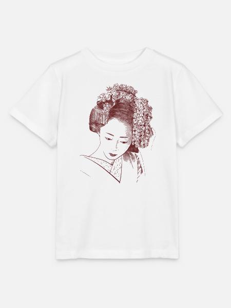Japanerin  - Stanley/Stella Kinder T-Shirt MINI CREATOR  - Weiß