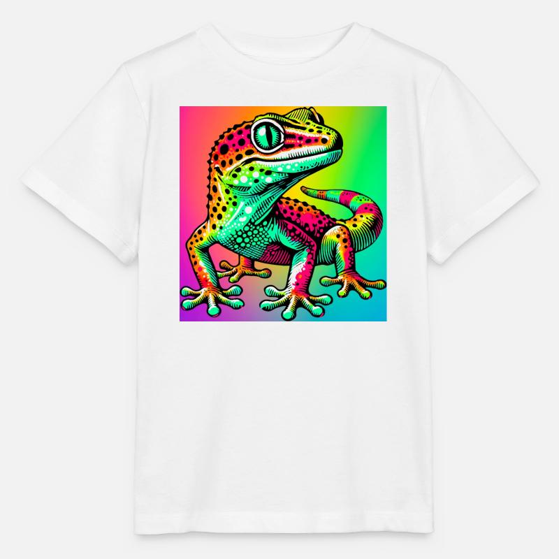 Gecko - Stanley/Stella Kinder T-Shirt MINI CREATOR  - Weiß