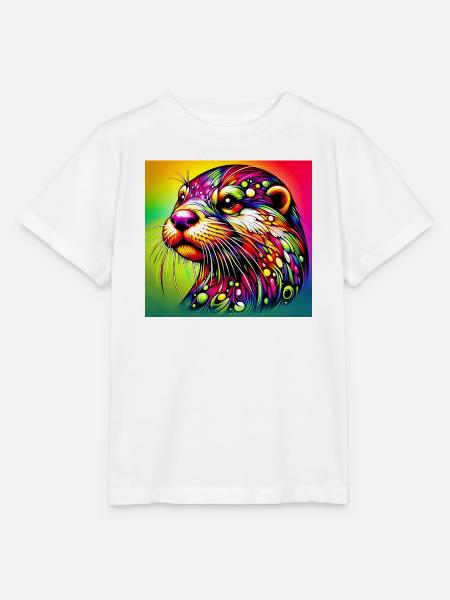 Otter - Stanley/Stella Kinder T-Shirt MINI CREATOR - Weiß
