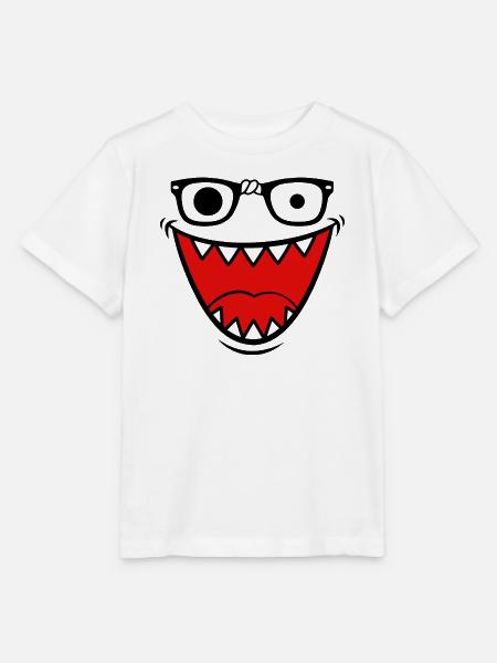 Retro Y2K Monster Emo Halloween - Stanley/Stella Kinder T-Shirt MINI CREATOR - Weiß