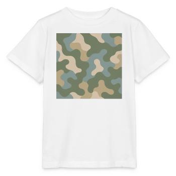Modern camouflage hoodie - Stanley/Stella MINI CREATOR Kids’ T-Shirt - white - Front - Maike (125cm)