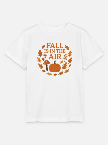 Herbstliche Kürbis- und Pilzillustration - Stanley/Stella Kinder T-Shirt MINI CREATOR  - Weiß