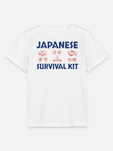 Japanisches Sushi Survival Kit Design - Stanley/Stella Kinder T-Shirt MINI CREATOR  - Weiß