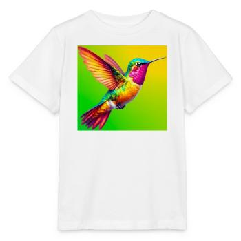 Kolibri - Stanley/Stella Kinder T-Shirt MINI CREATOR  - Weiß - Vorne - Maike (125cm)