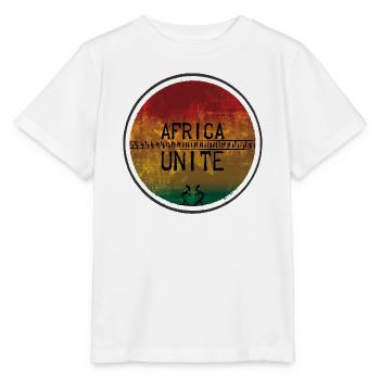 Africa Unite Reggae Ethno-Design - Stanley/Stella Kinder T-Shirt MINI CREATOR  - Weiß - Vorne - Maike (125cm)