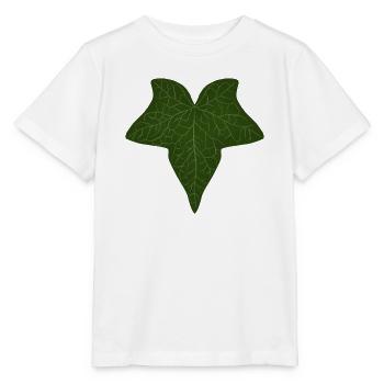 Élégant motif de feuille de lierre vert - T-shirt bio MINI CREATOR Stanley/Stella Enfant - blanc - Devant - Maike (125cm)