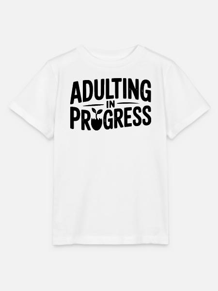 Erwachsenwerden im Gange - Stanley/Stella Kinder T-Shirt MINI CREATOR  - Weiß