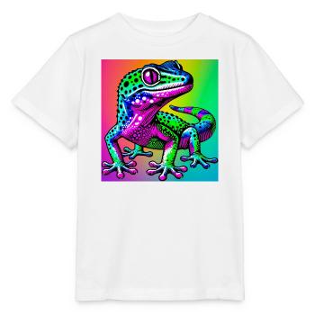 Gecko - Stanley/Stella Kinder T-Shirt MINI CREATOR  - Weiß - Vorne - Maike (125cm)