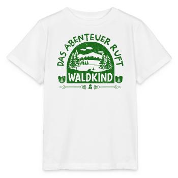 Waldkind - Das Abenteuer ruft - Stanley/Stella Kinder T-Shirt MINI CREATOR  - Weiß - Vorne - Maike (125cm)