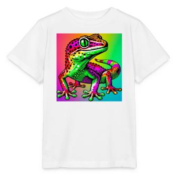 Gecko - Stanley/Stella Kinder T-Shirt MINI CREATOR  - Weiß - Vorne - Maike (125cm)