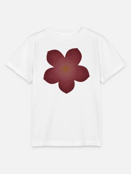 Elegantes Blumenblüten-Design - Stanley/Stella Kinder T-Shirt MINI CREATOR  - Weiß