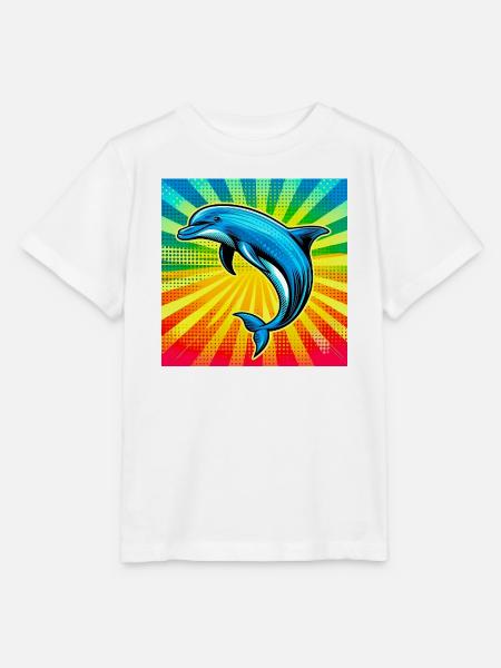 Delfin - Stanley/Stella Kinder T-Shirt MINI CREATOR - Weiß