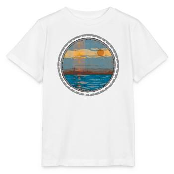 Sunset on the water - Stanley/Stella MINI CREATOR Kids’ T-Shirt - white - Front - Maike (125cm)