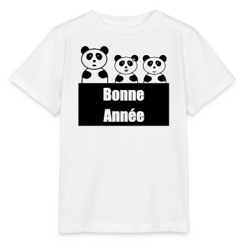 HAPPY NEW YEAR. NEW YEAR'S EVE. NEW YEAR - Stanley/Stella MINI CREATOR Kids’ T-Shirt - white - Front - Maike (125cm)
