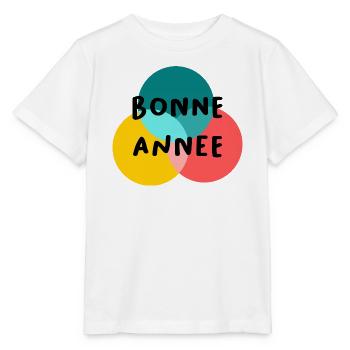 HAPPY NEW YEAR. NEW YEAR'S EVE. NEW YEAR - Stanley/Stella MINI CREATOR Kids’ T-Shirt - white - Front - Maike (125cm)