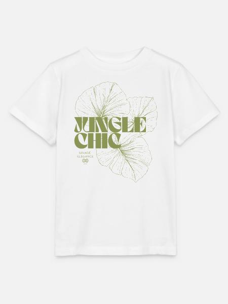 Dschungelblatt-Abenteuer-Design - Stanley/Stella Kinder T-Shirt MINI CREATOR - Weiß