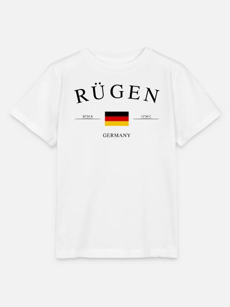 Rügen Deutschland – Urlaub Souvenir & Geschenk - Stanley/Stella Kinder T-Shirt MINI CREATOR  - Weiß