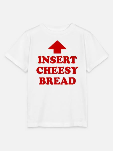 insert cheesy bread - Stanley/Stella Kinder T-Shirt MINI CREATOR  - Weiß