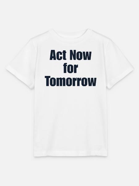 Handlungsmotiv für morgen - Stanley/Stella Kinder T-Shirt MINI CREATOR  - Weiß