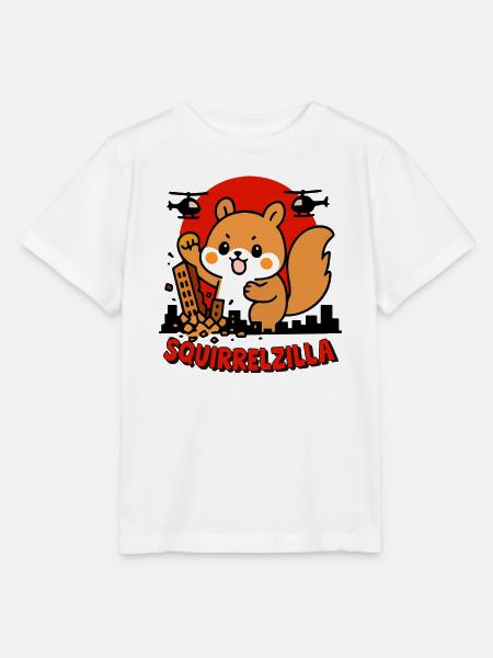 Squirrelzilla Urbanes Abenteuer - Stanley/Stella Kinder T-Shirt MINI CREATOR - Weiß