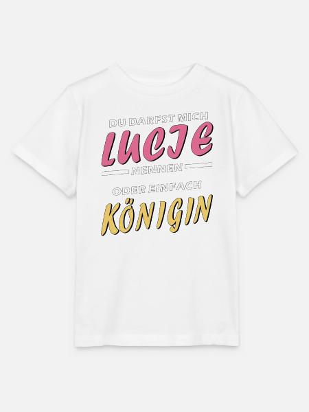 LUCIE KÖNIGIN - Stanley/Stella Kinder T-Shirt MINI CREATOR - Weiß