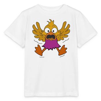 The Little Duck noticed the viewer - Stanley/Stella MINI CREATOR Kids’ T-Shirt - white - Front - Maike (125cm)
