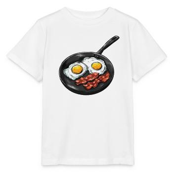 Kochkunst Frühstücks-Szene - Stanley/Stella Kinder T-Shirt MINI CREATOR  - Weiß - Vorne - Maike (125cm)