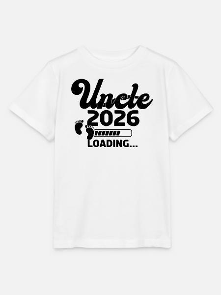 Uncle 2026 Loading - Stanley/Stella Kinder T-Shirt MINI CREATOR - Weiß